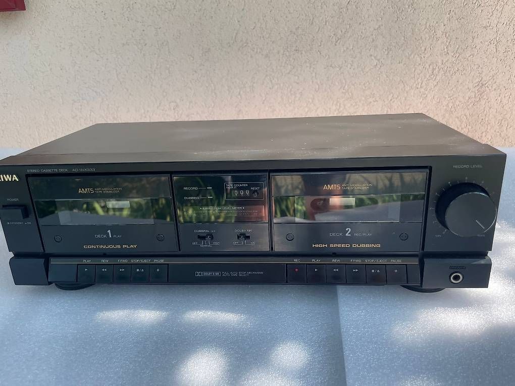Aiwa Lettore multimediale & Streamer: AIWA AD-WX333Z Stereo Cassette Deck – Usato da Courfaivre venduto da Bernard1959