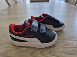 NEUE Puma Kinder Klettschuhe Gr. 20 Blau-Rot