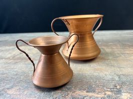 Kleine Kupfer töpfe vasen