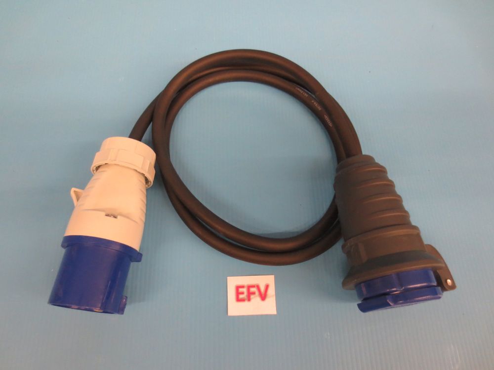 Aktion Strom Adapter CEE 16A 3P IP44 zu T23 IP55 Camping (Neu und ...