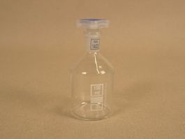 Weithalsflasche 100ml mit Normschliff und Stopfen