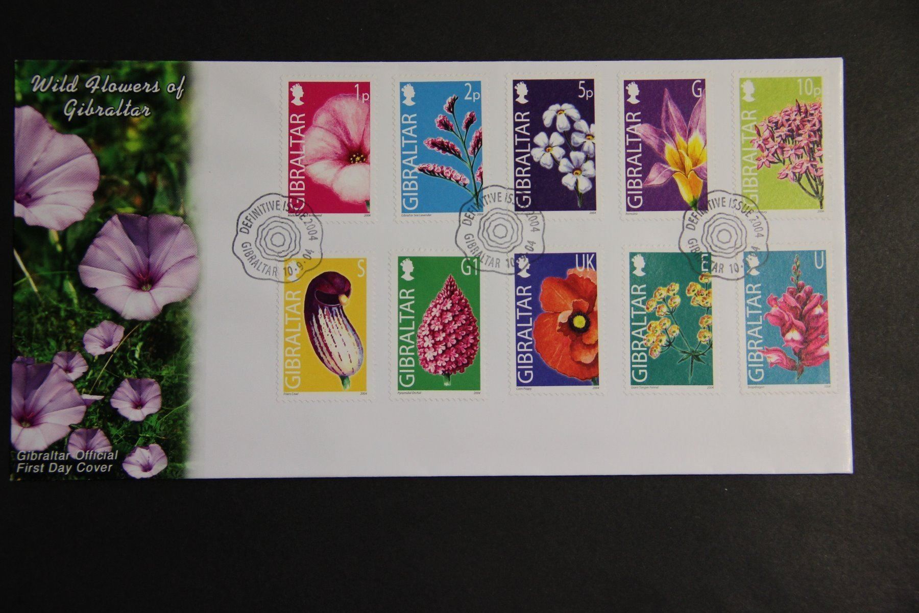 Tutti i francobolli: Gibraltar 2004 - FDC Wild Flowers – Nuovo (secondo la descrizione) da Jona venduto da Southafrica07