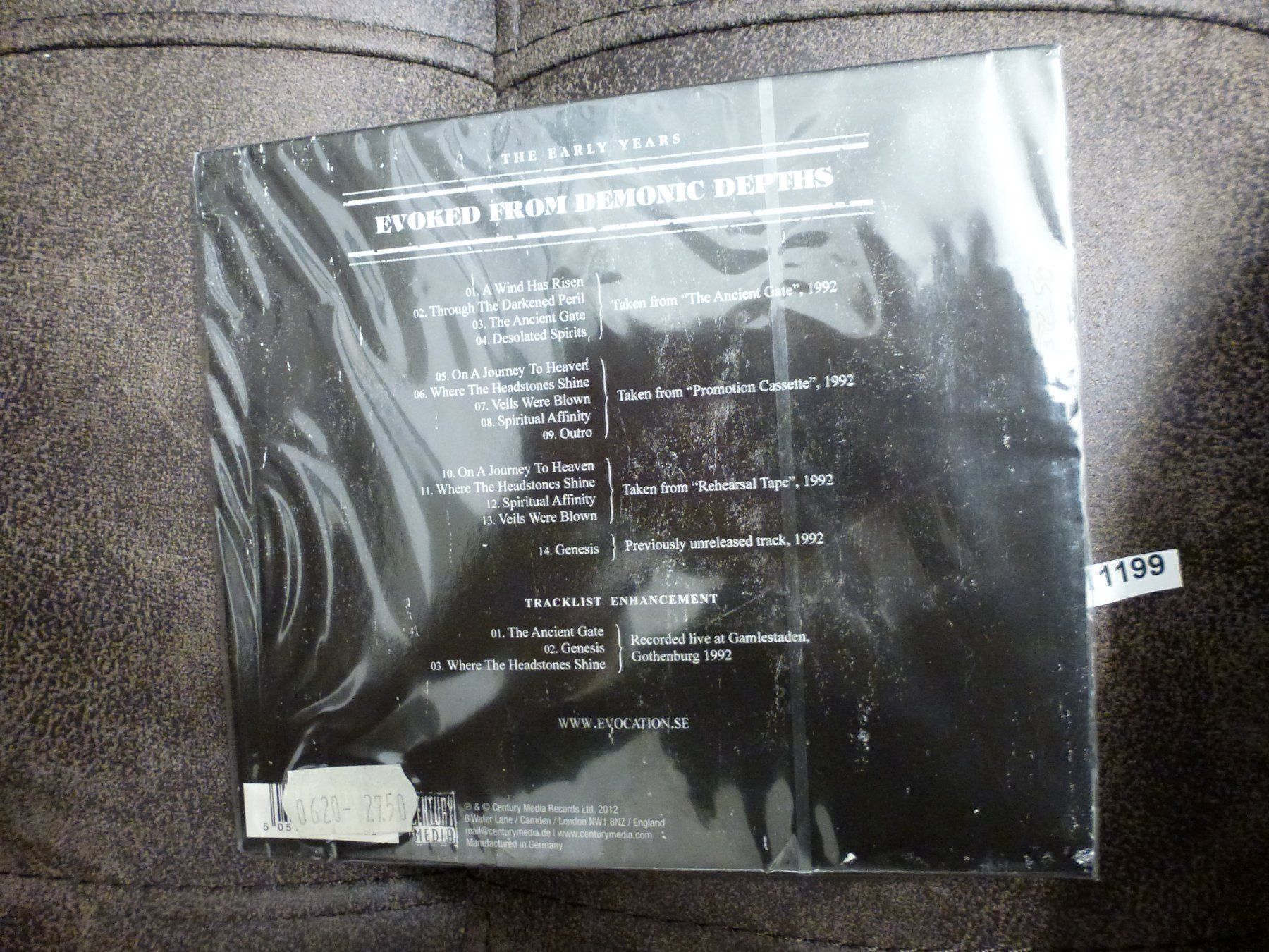CD: Evocation – Evoked From Demonic Depths – Usato da Olten venduto da Disc-Ausverkauf 1