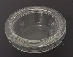 2-ER SET AN *GLAS - SCHALEN* GLASI HERG.?/DM 19/H 6CM/INTAKT
