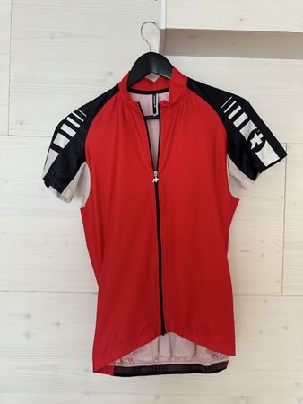 Maillot cyclisme homme rouge/noir XL été 