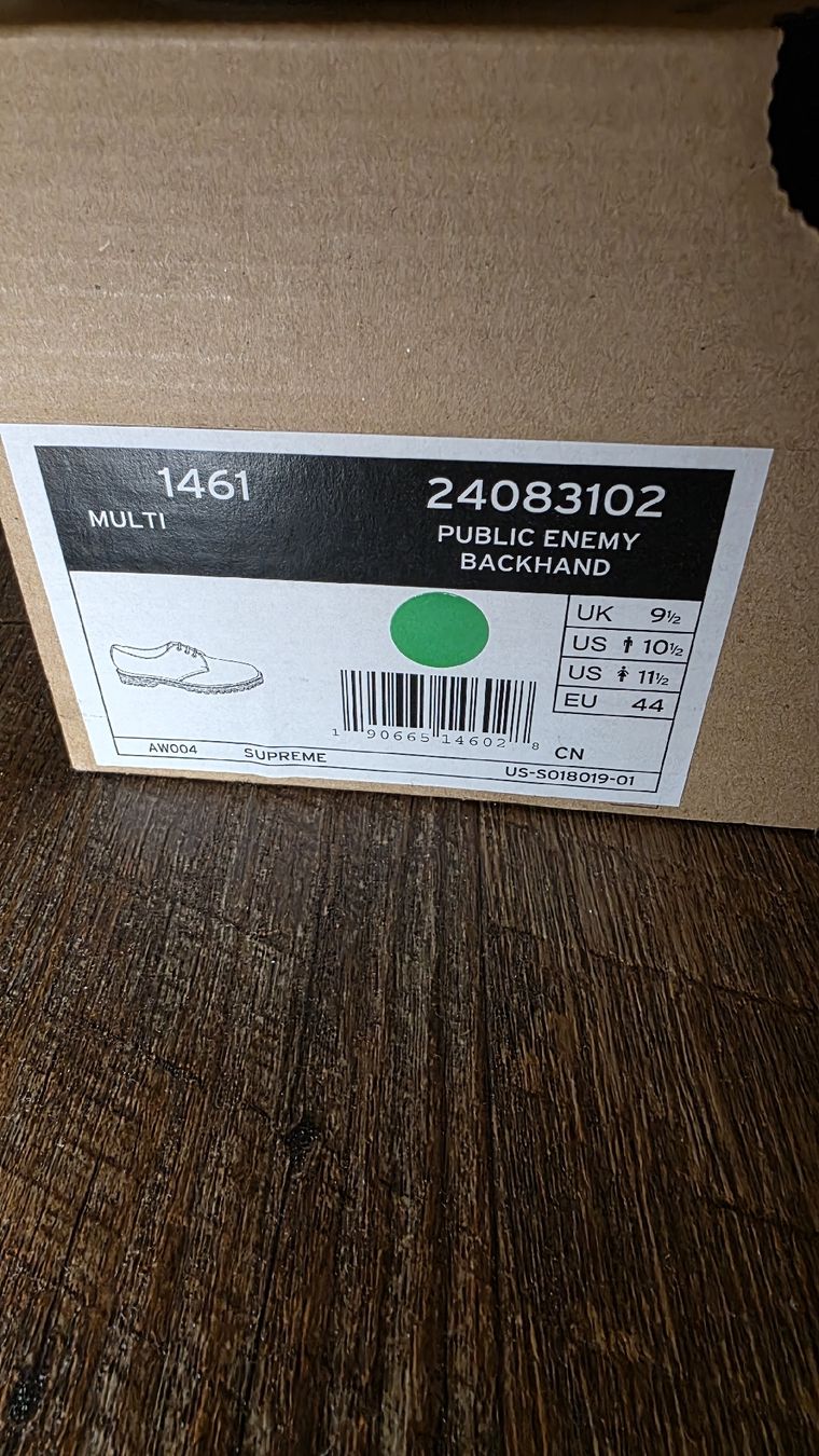 Dr. Martens Scarpe da uomo: Supreme Dr.Martens x public enemy – Nuovo (secondo la descrizione) da Bonstetten venduto da mar_5hmn 4