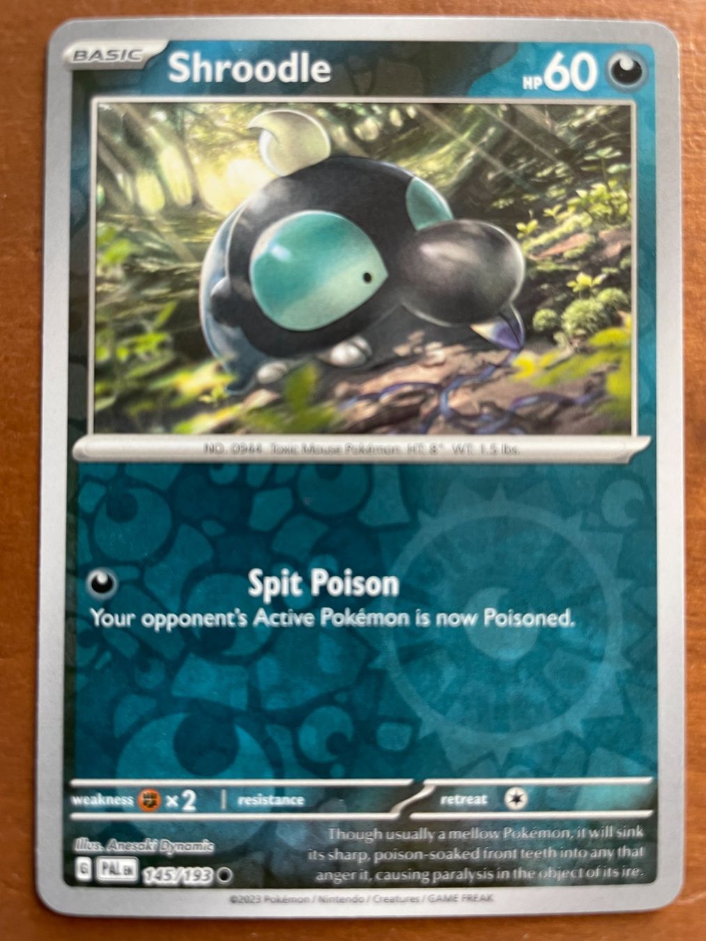 Pokémon Carte collezionabili: Pokemon Shroodle Reverse (Versand gratis) – Nuovo (secondo la descrizione) da Chur venduto da Angerson