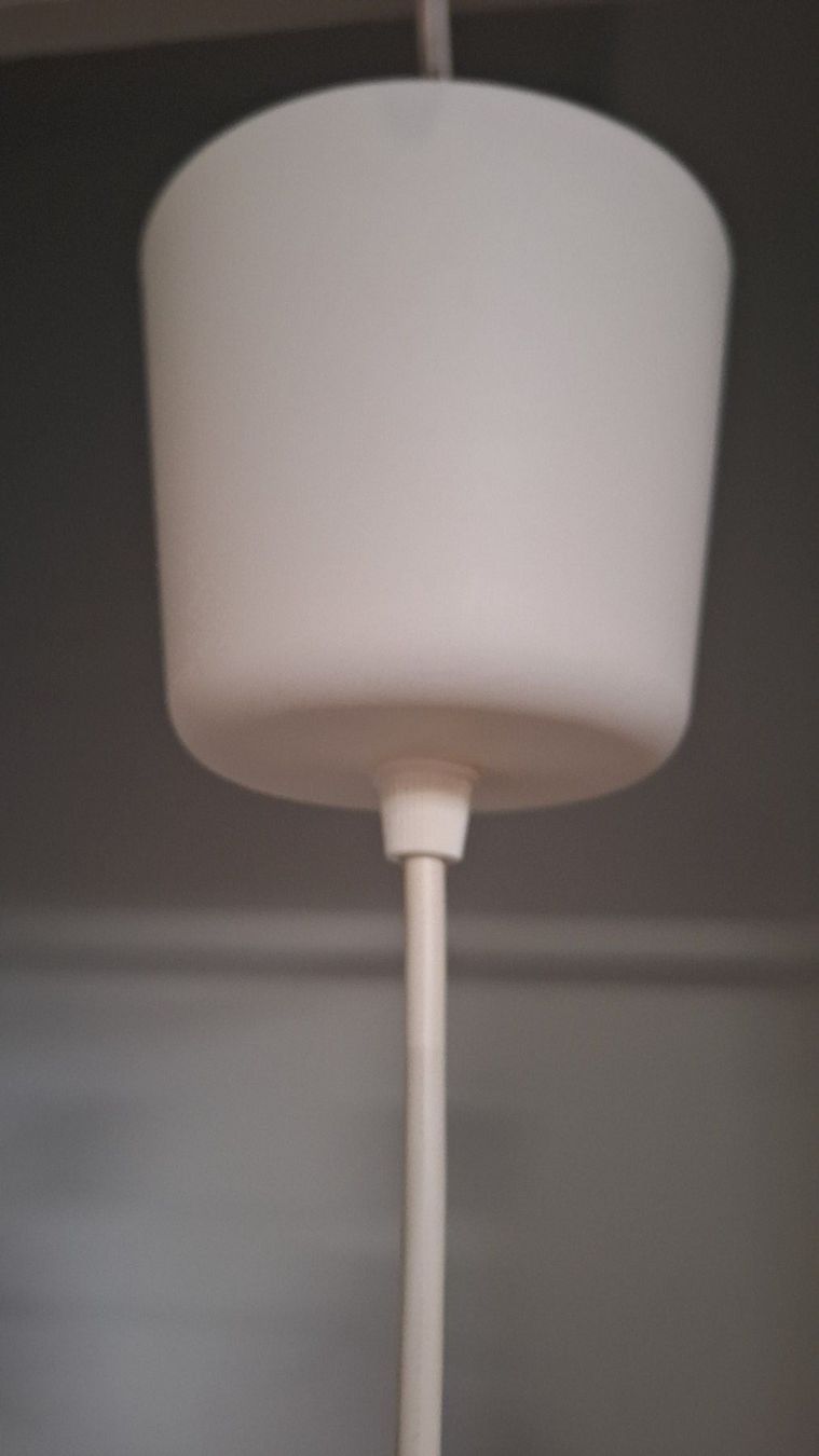 Lampen: Hängelampe Glas weiss matt – Gebraucht aus Arlesheim von shopradl 1