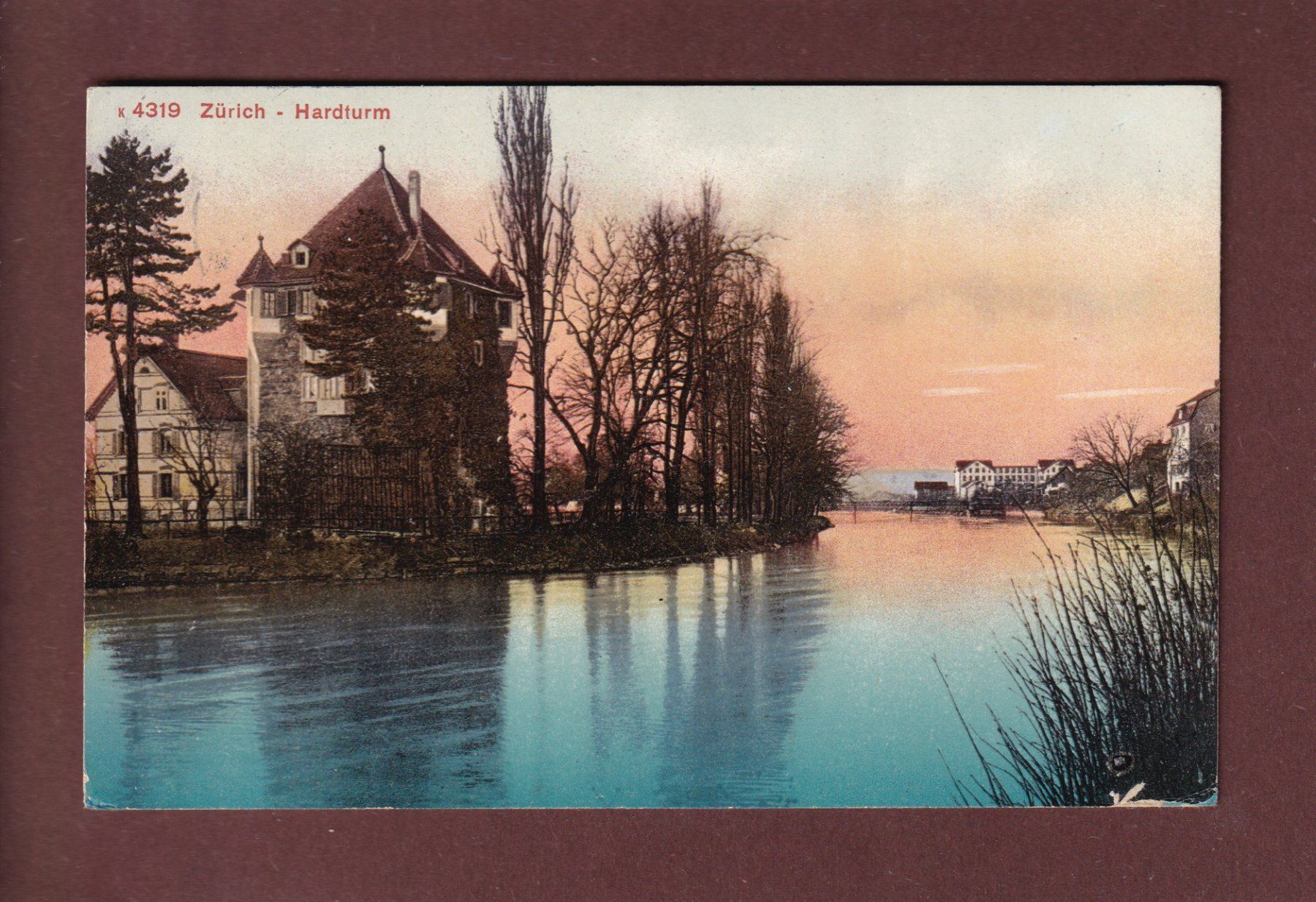 Cartoline postali: ZÜRICH - Hardturm - 1911 – Usato da Pully venduto da nicecards