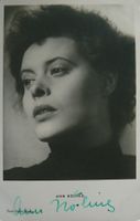 Ann Höling (1925-2005) Schauspielerin - Autogramm