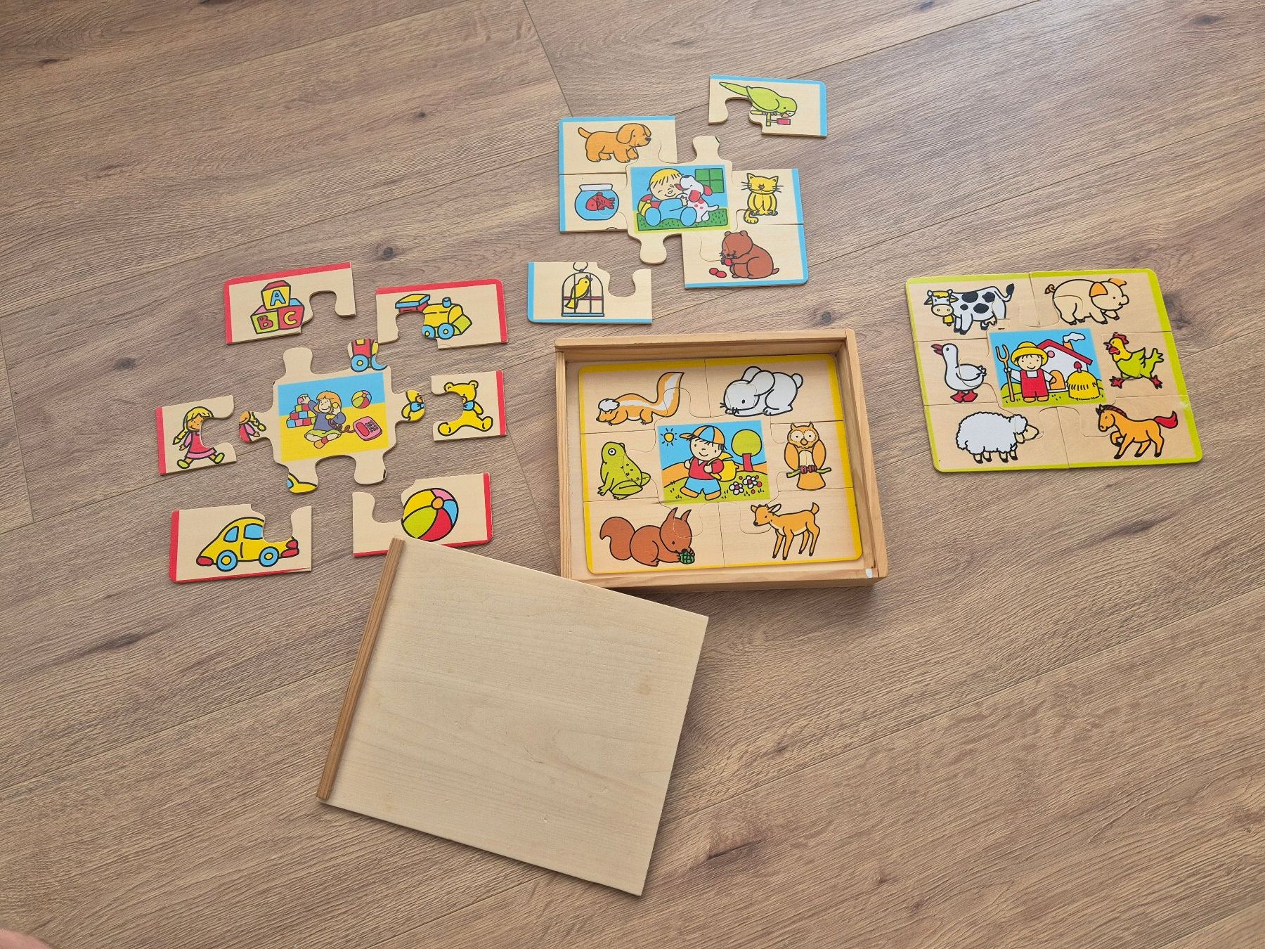 Puzzles: 4-teiliges Kinder Holz Puzzle 4 – D'occasion à Andelfingen par Dumdidum