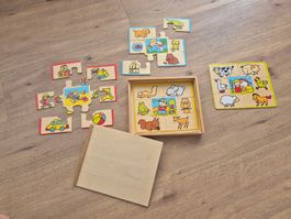 4-teiliges Kinder Holz Puzzle 4