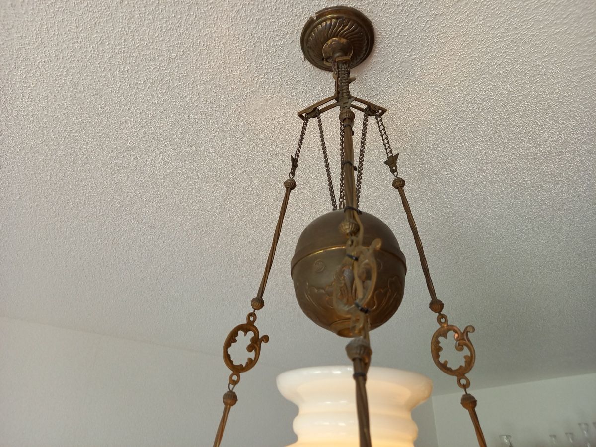 Lampadari & plafoniere: Antike Hängeleuchte um 1880 – Usato da Mörschwil venduto da zitronenblau 1
