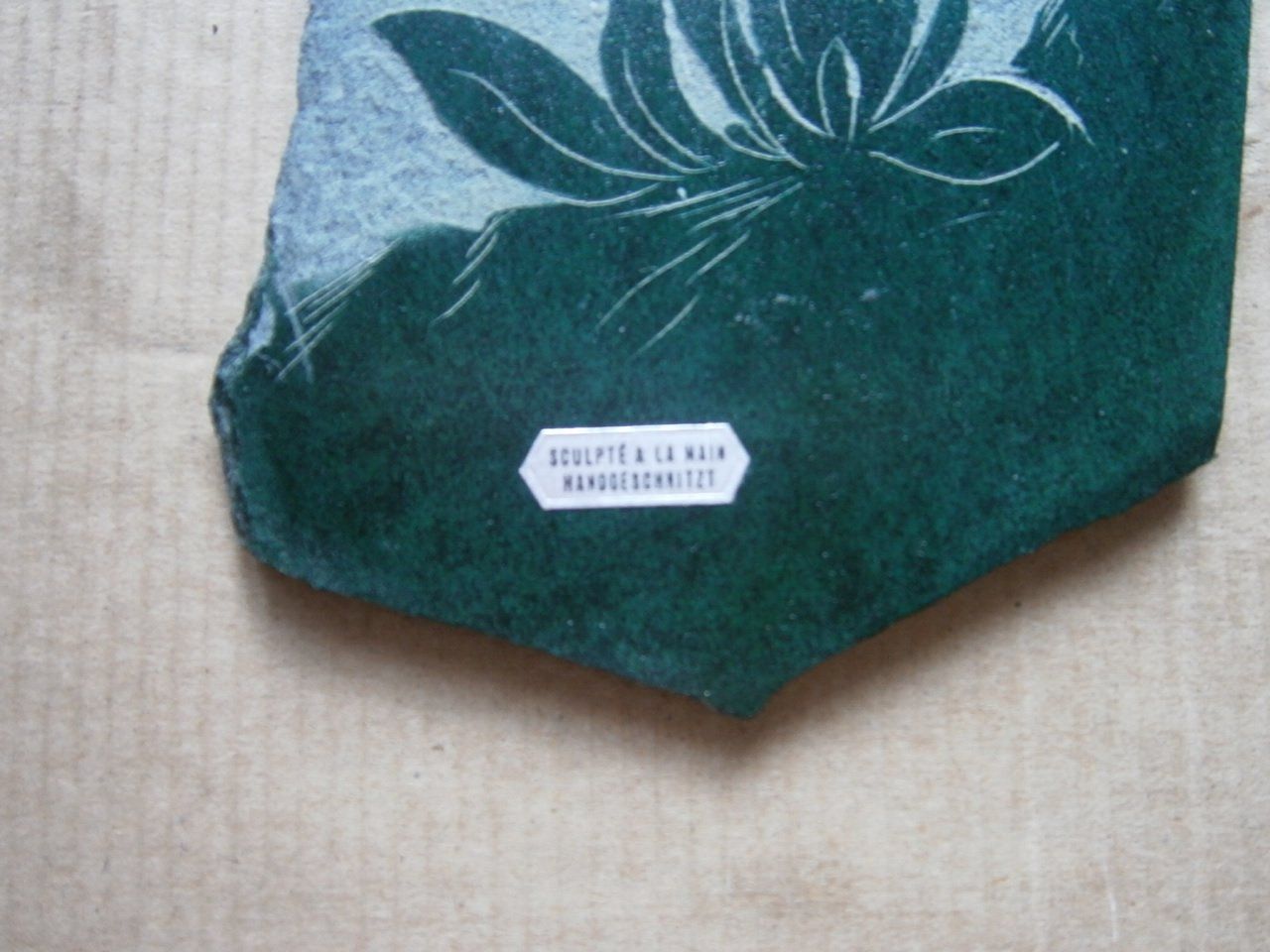 Tutte le decorazioni: 2 stk. Steinplatten mit Alpenblumen – Usato da Pratteln venduto da 66werni 2