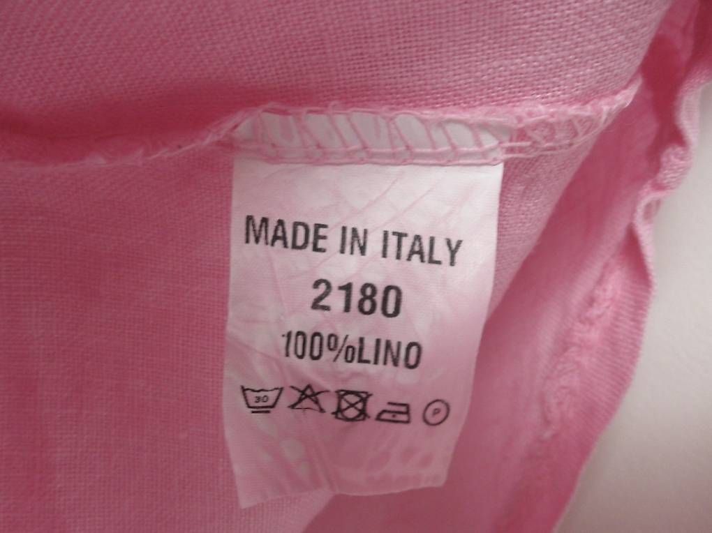 Tuniche: Leinen Tunika Bluse Rosa - 1 Size – Usato da Luzern venduto da aloevira 4