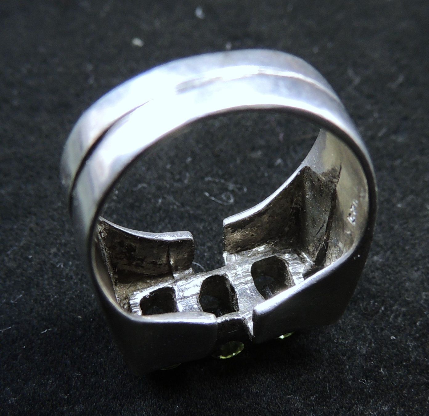Anelli: Chrysoberyll Silber 925 Fingerring – Usato da Waldenburg venduto da schaller707 6