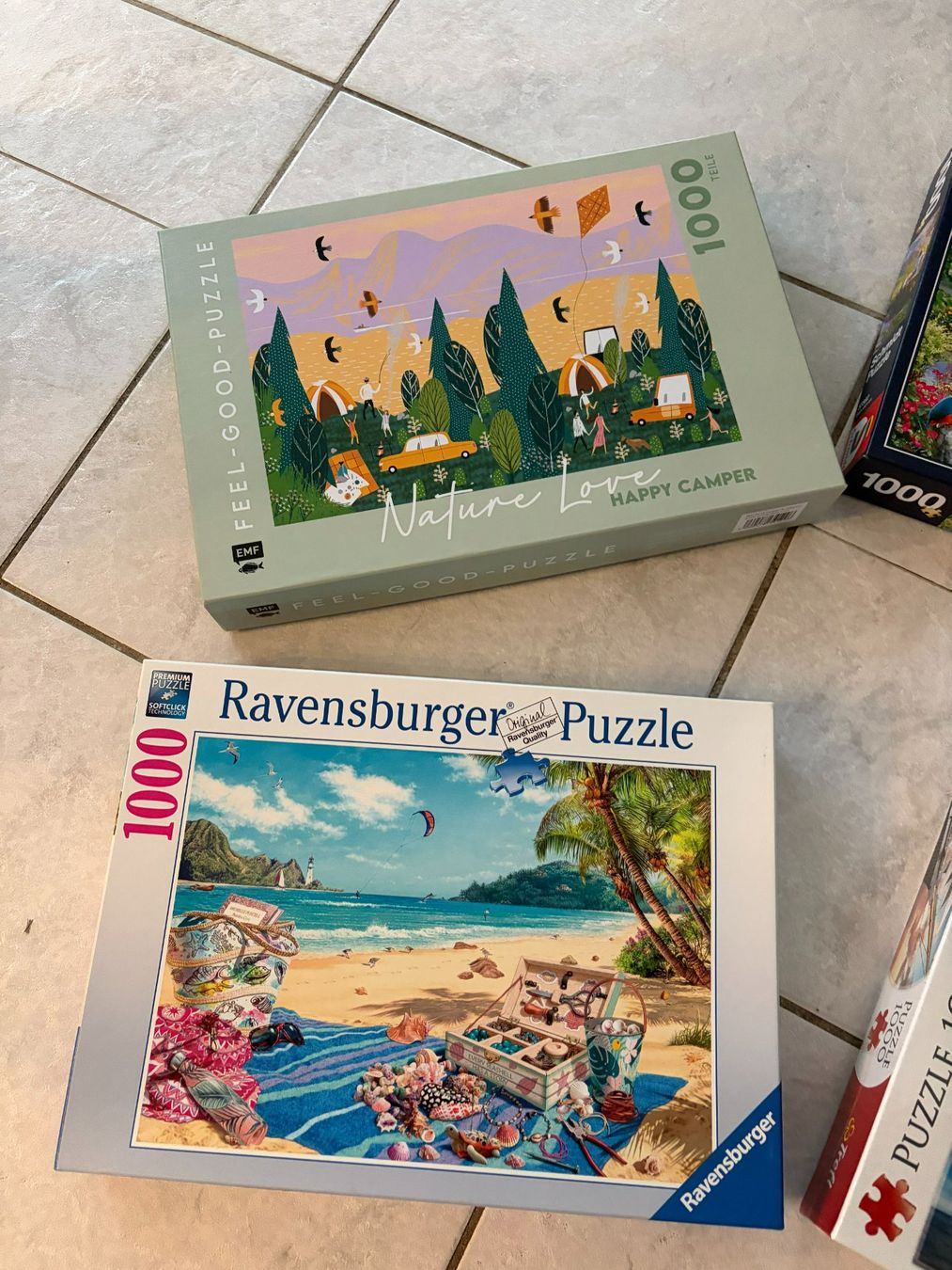 Ravensburger Puzzle: Puzzle 1000 Teile (4 Stück) – Usato da Siebnen venduto da Seestern74 1
