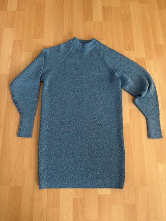 Glitzer Strickkleid H&M Gr. S elegant festlich Winterkleid