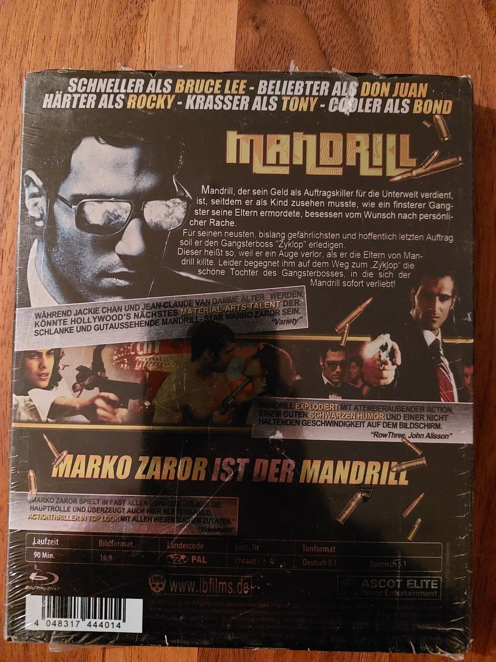 Tutti i DVDs: Blu Ray - Mandrill – Nuovo (secondo la descrizione) da Rheinfelden venduto da Onyx74 1