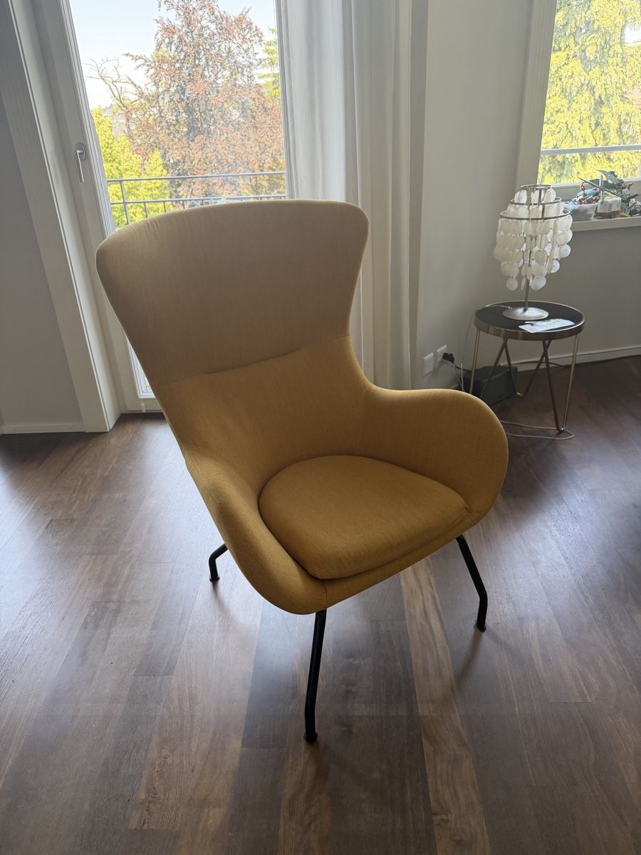 Poltrone: Home24 Sessel Levan - Webstoff - Gold – Nuovo (secondo la descrizione) da Zürich venduto da ag462 1