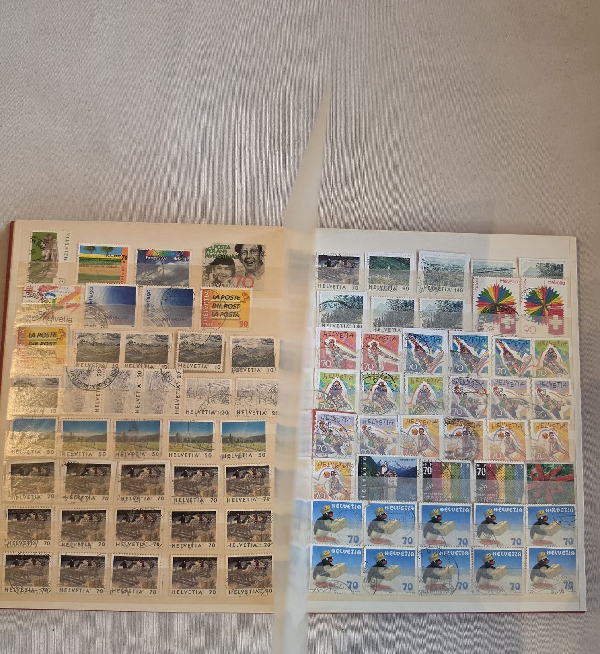 Alle Briefmarken: Briefmarken Sammlung Album Schweiz 1983-2005 – Gebraucht aus Oberkirch LU von schegy-by-jonsen 3