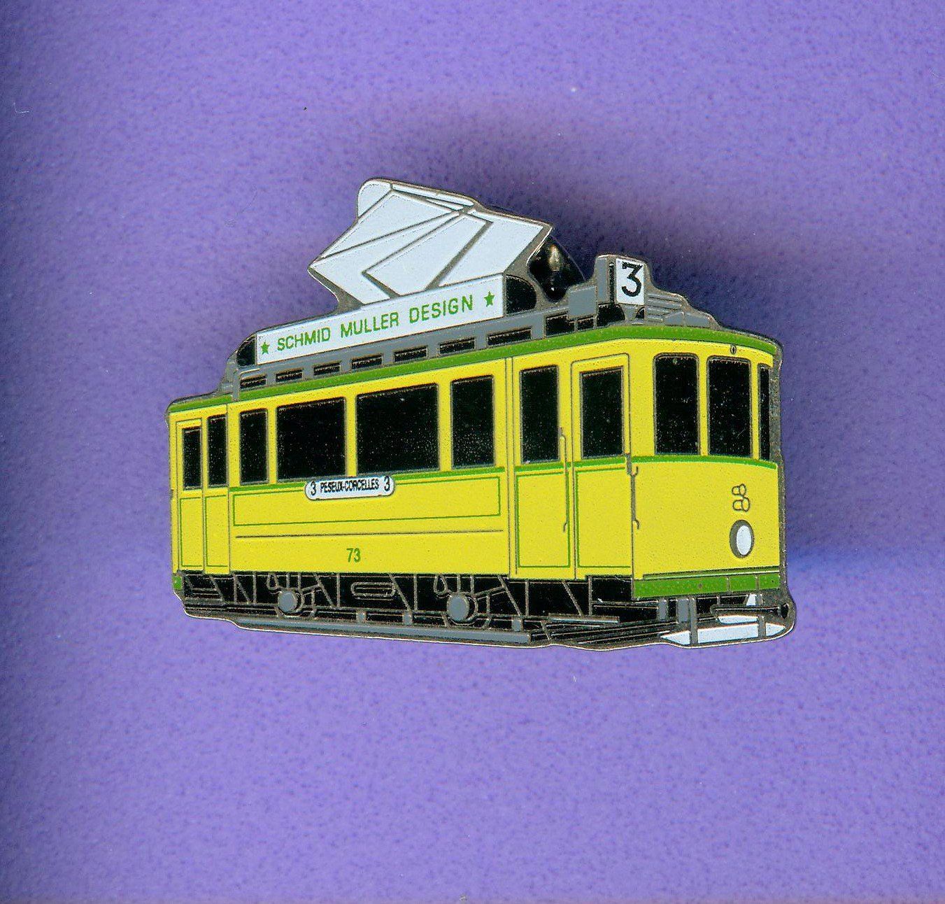 Placchette & Badge: Neuchatel TRAM  Auflage 1000 St.  Schmid-Müller – Usato da Winterthur venduto da Sammleroase