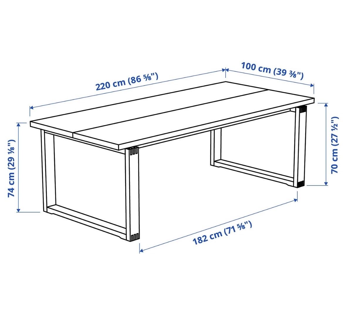 Tische: Esstisch Eichenfurnier 220x100 IKEA – Gebraucht aus Wädenswil von Mr_birdie 5
