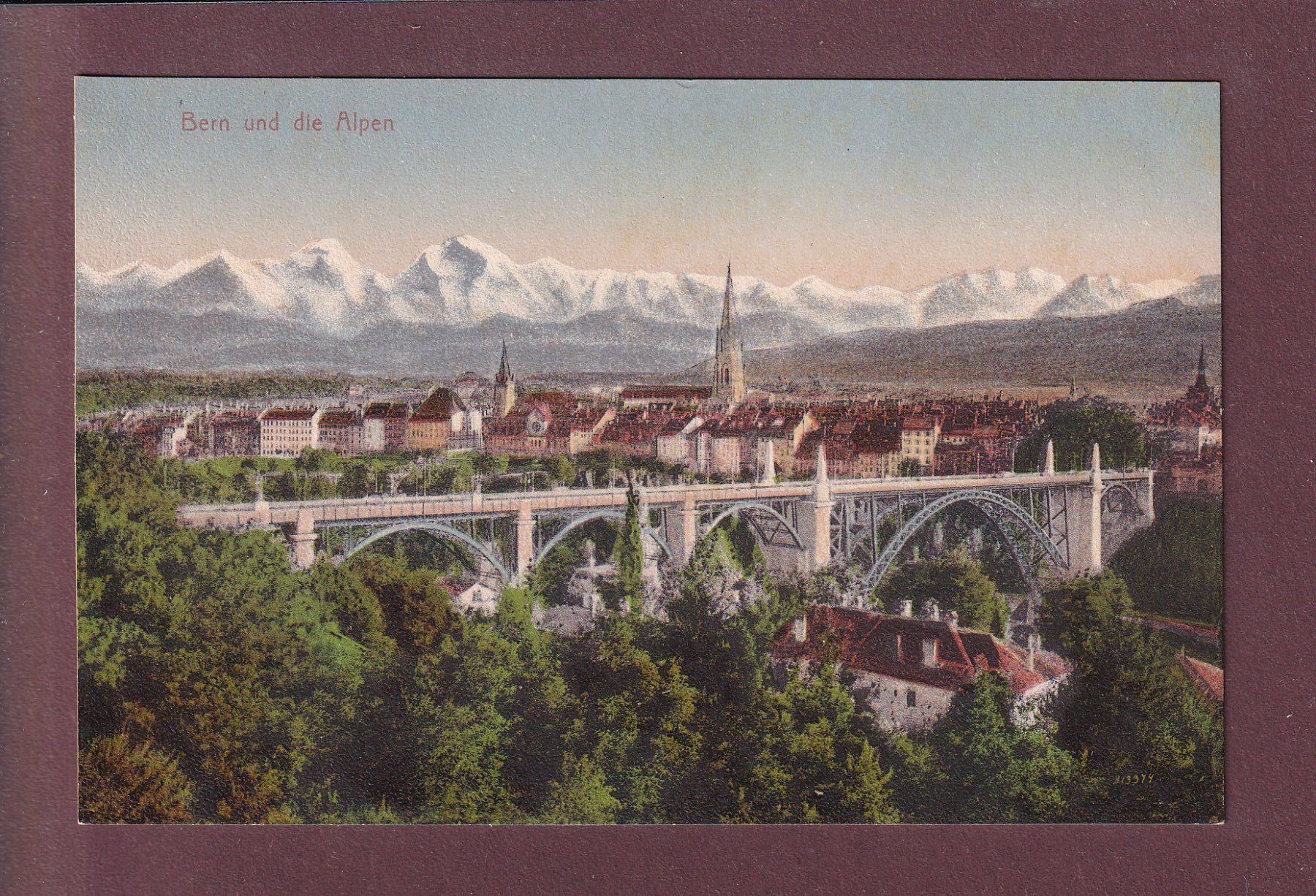Cartes postales: BERN und die Alpen – D'occasion à Pully par nicecards