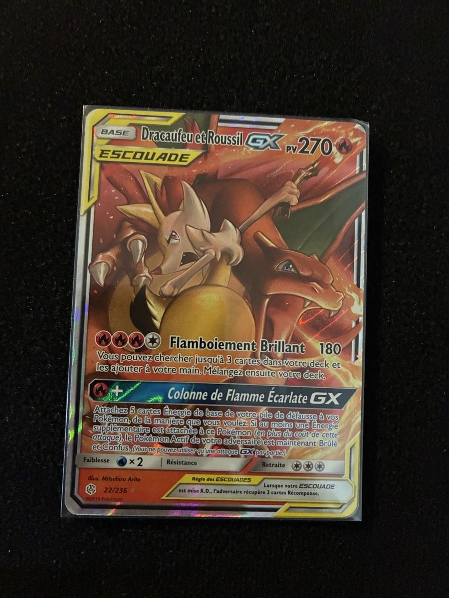 Pokémon Sammelbilder & Trading cards: Charizard and Braixen GX - FRA - EX – Gebraucht aus Giubiasco von eti_55yn
