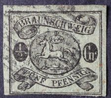 Braunschweig MNr. 10 1/2 Groschen gestempelt