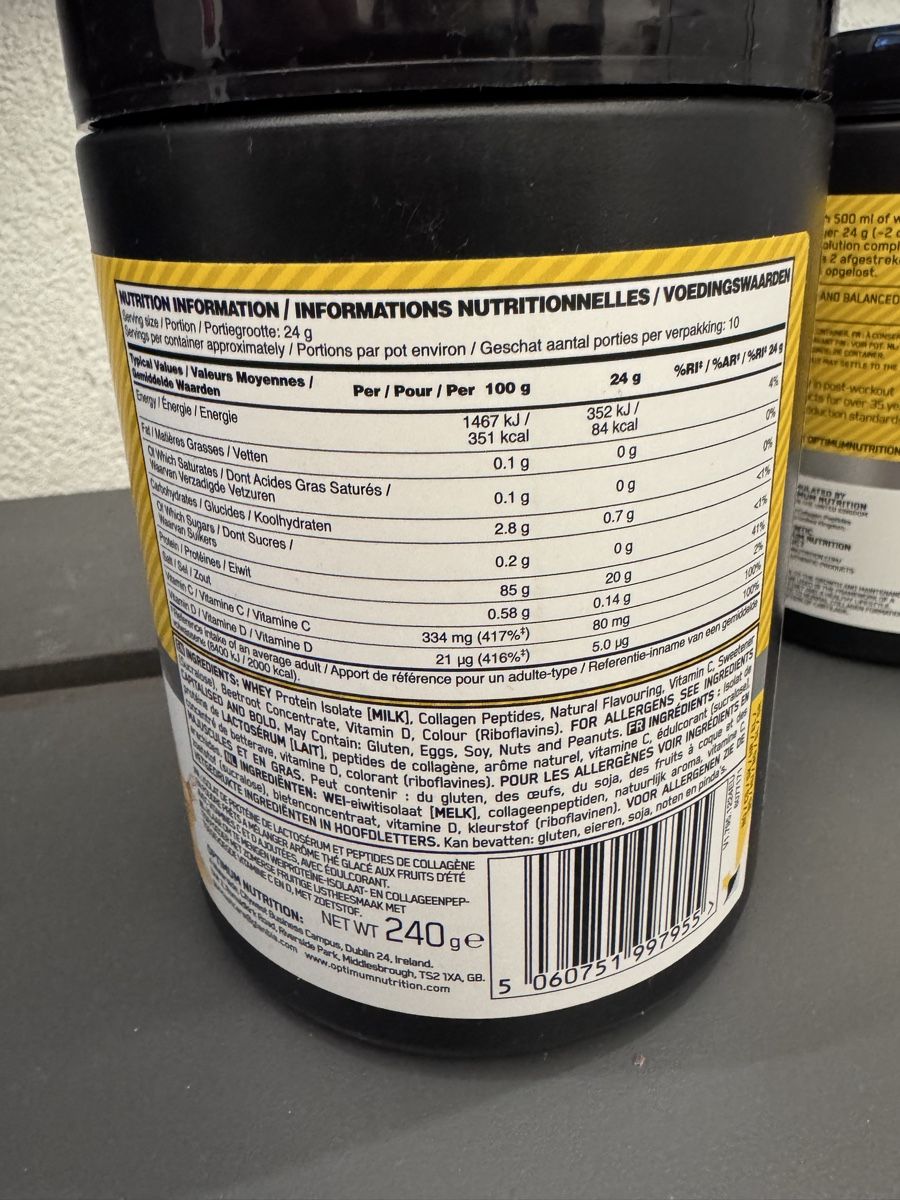 Lebensmittel & Spezialitäten: Optimum Nutrition Clear Whey Protein – Neu und originalverpackt aus Ernetschwil von TinaBM 2