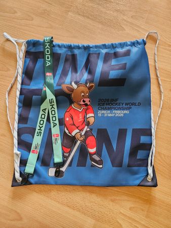 Fanset IIHF Eishockey Weltmeisterschaft 26 Cooly Bag+Lanyard