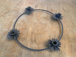 Chic Antique Shabby Kranz Metall, Adventkranz