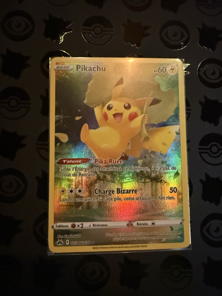 Pokémon Carte collezionabili: Pikachu GG70 – Nuovo (secondo la descrizione) da La Plaine venduto da 8-X