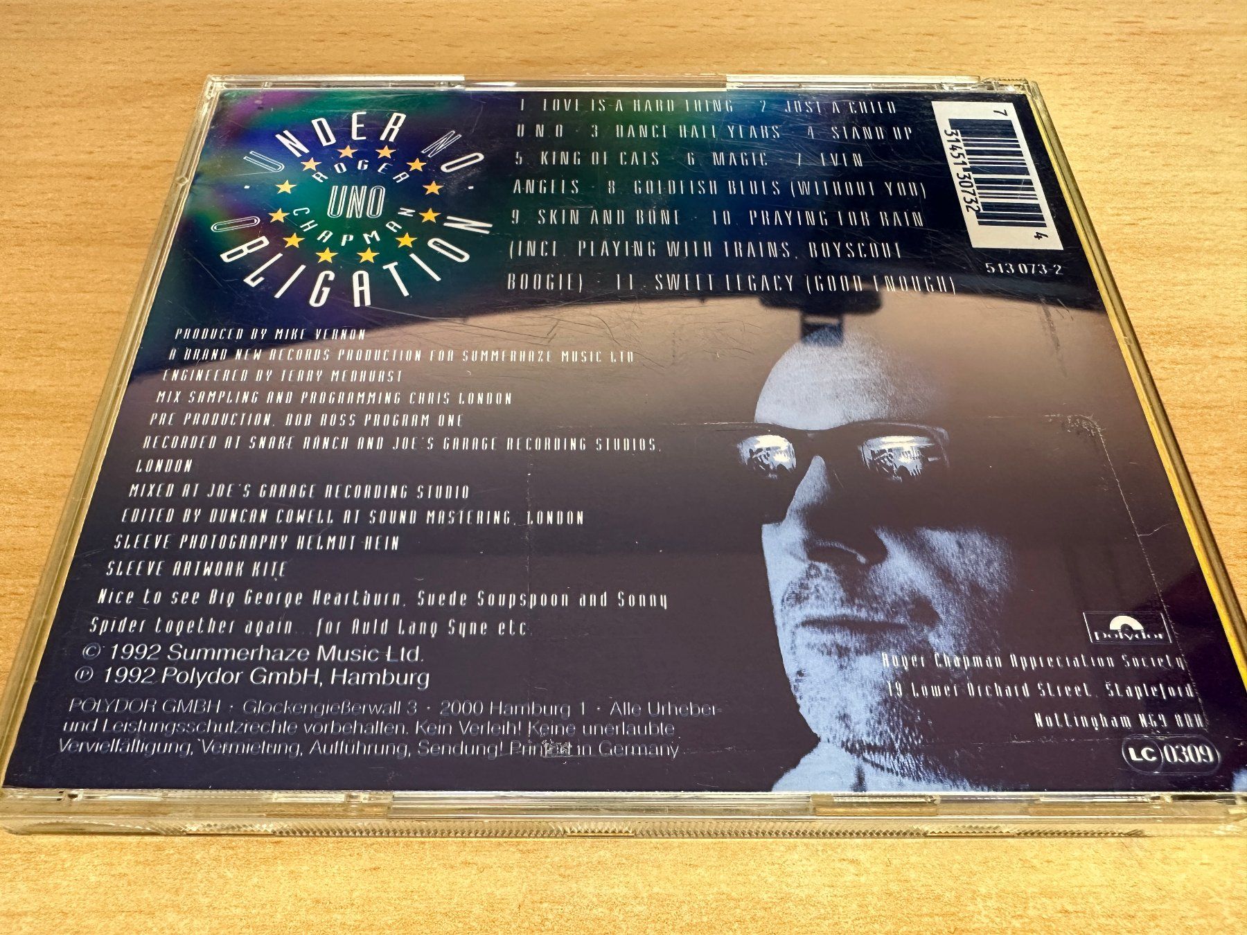 CD: Roger Chapman – Under No Obligation – Usato da Rikon im Tösstal venduto da Alpenmutz 1