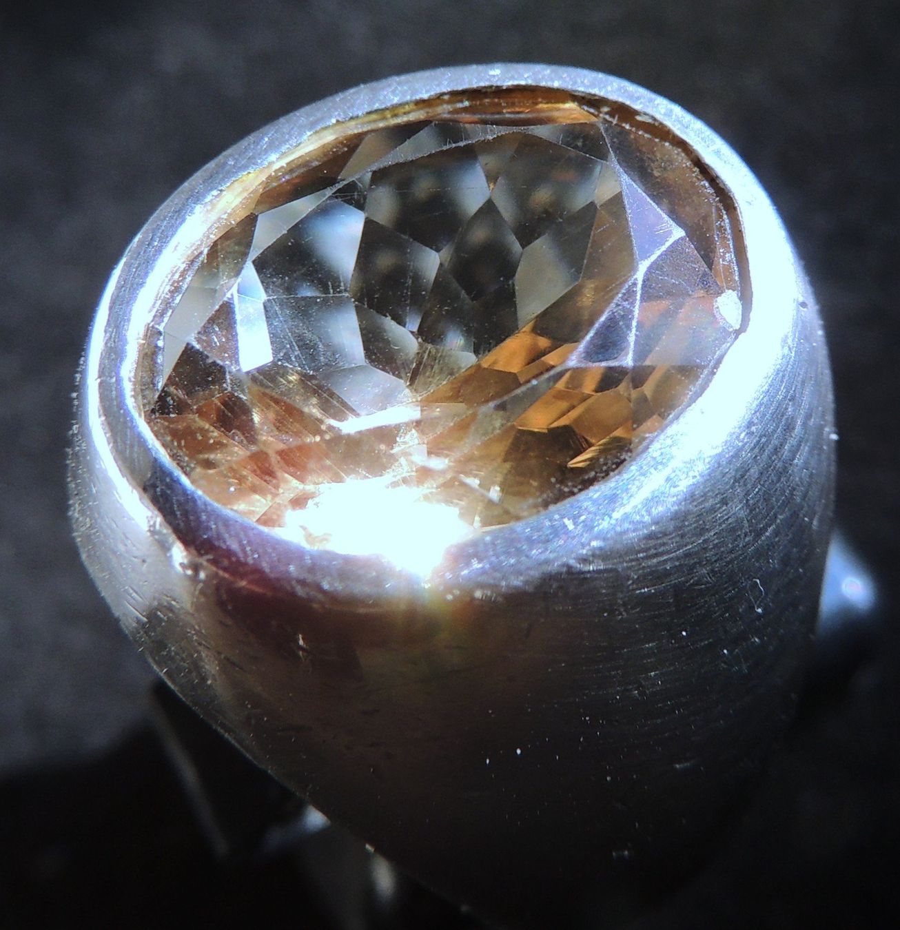 Anelli: Citrin Silber 925 Fingerring Gr. 59 – Usato da Waldenburg venduto da schaller707 1