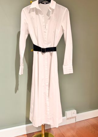 Weiße Baumwollkleid von Karl Lagerfeld
