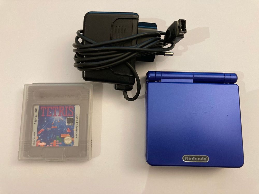 Gehäuse Und Werkzeug Set Für GBA SP Gameboy Advance SP - Blaues Reparatur Kit