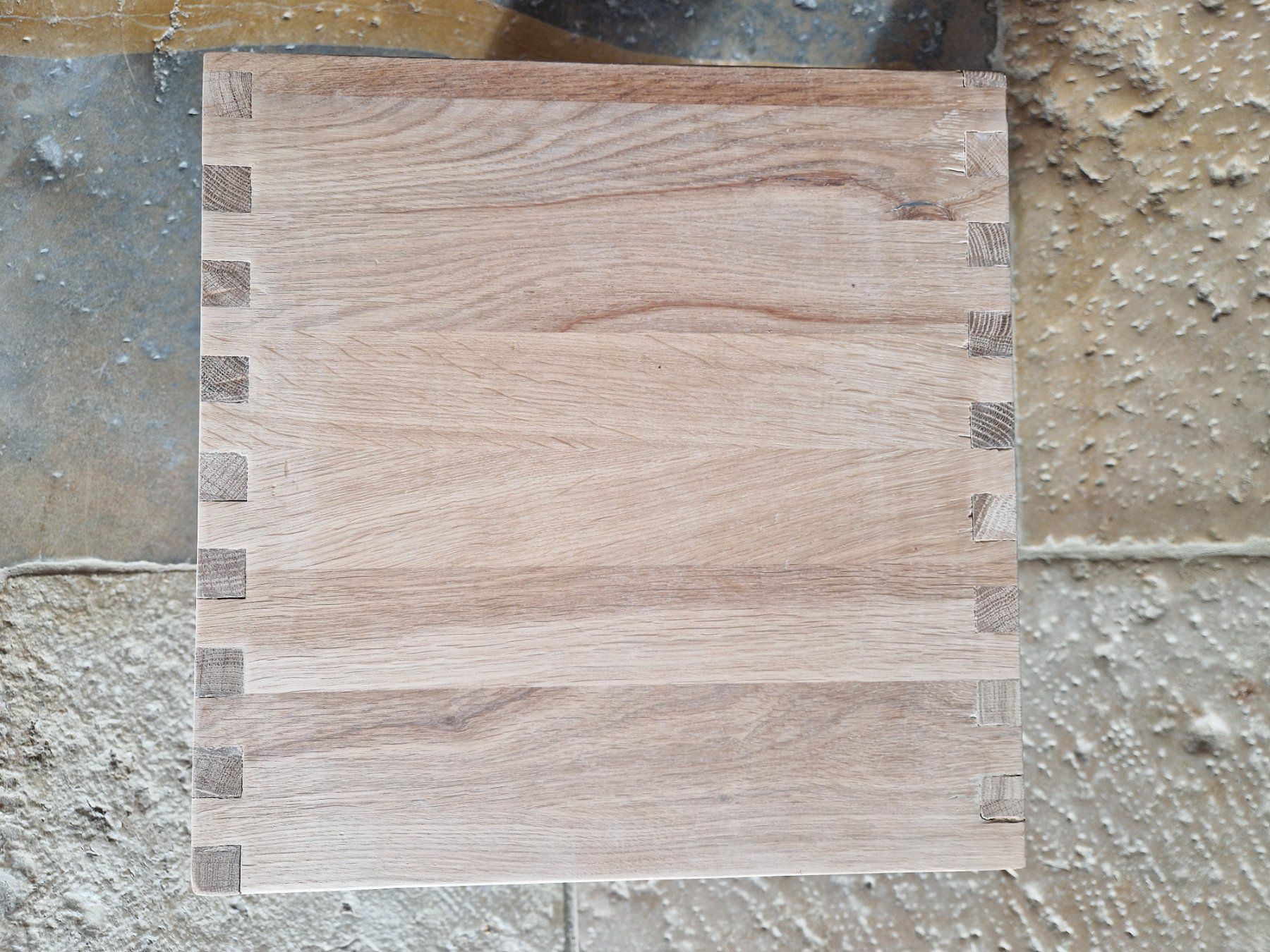 Tavoli: Meuble cube en bois chêne massif table basse salon – Nuovo (secondo la descrizione) da Corcelles-Le-Jorat venduto da Legoduplo01 3