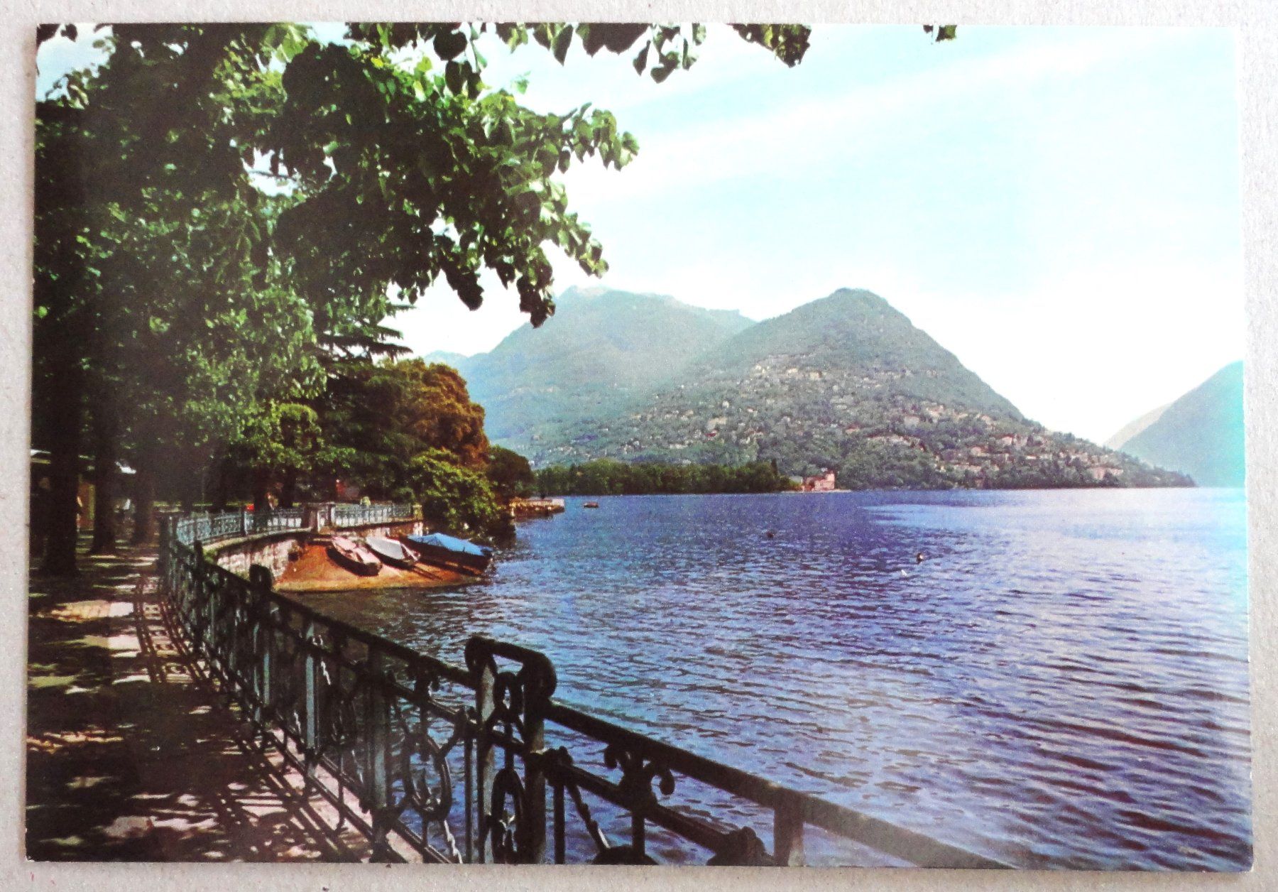 Ansichtskarten: Lugano - La passeggiata – Gebraucht aus Fétigny von Billy2miny
