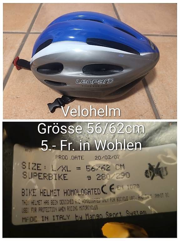 Caschi: Velohelm, Fahrradhelm – Usato da Wohlen AG venduto da Miel12