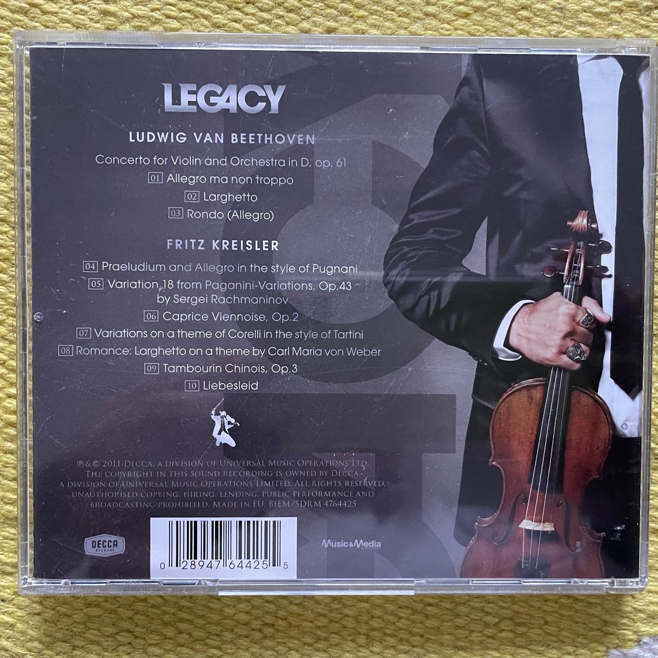 CD: DAVID GARRETT-LEGACY – Usato da Rorschacherberg venduto da CD-Roli 1