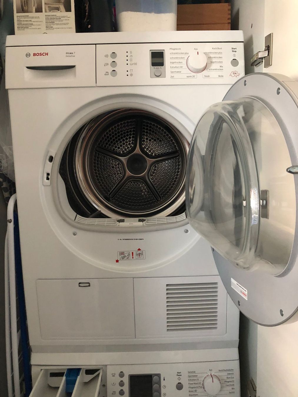 Bosch Wäschetrockner: Wäschetrockner Bosch Maxx 7 Sensitive – Gebraucht aus Bettlach von