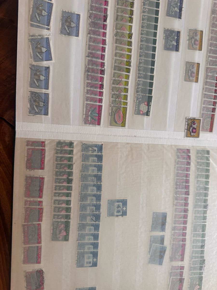 Tous les timbres: Briefmarken Sammlung Schweiz – D'occasion à Solothurn par Alex702 6