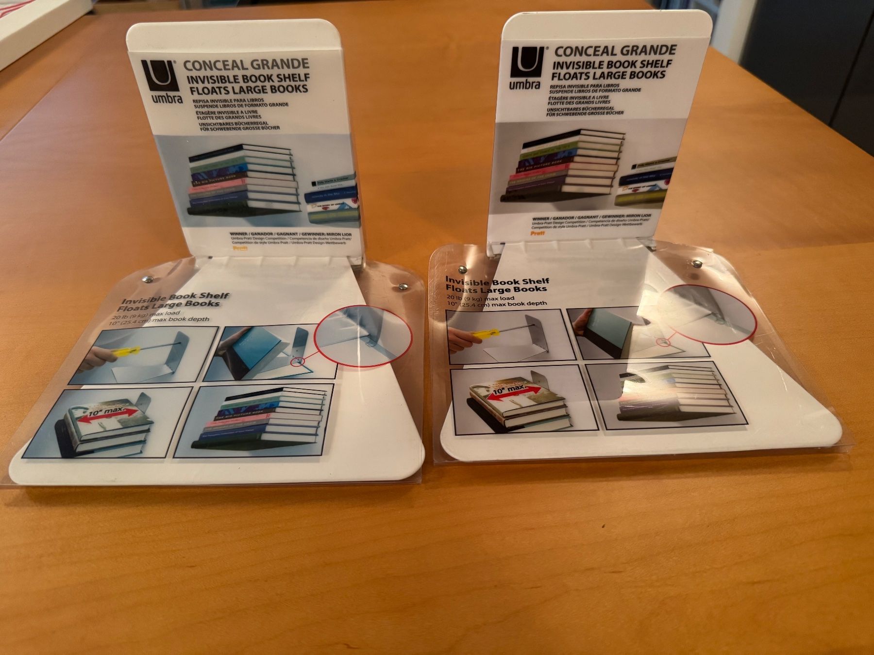 Sonstige Dekorationen & Accessoires: Umbra - 5 étagères "Invisible book shelf" – Neu und originalverpackt aus Zürich von odi_ldv8 6