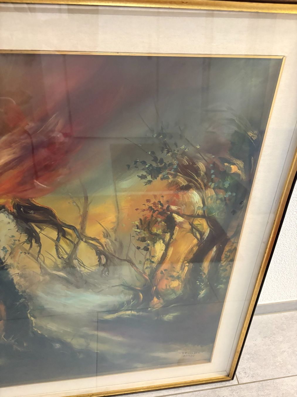 Dipinti: 113 x93/ A. Rizzo DA CONTESSE/ Öl Gemälde magisch – Usato da Ottenbach venduto da TimelessEmotions. 6