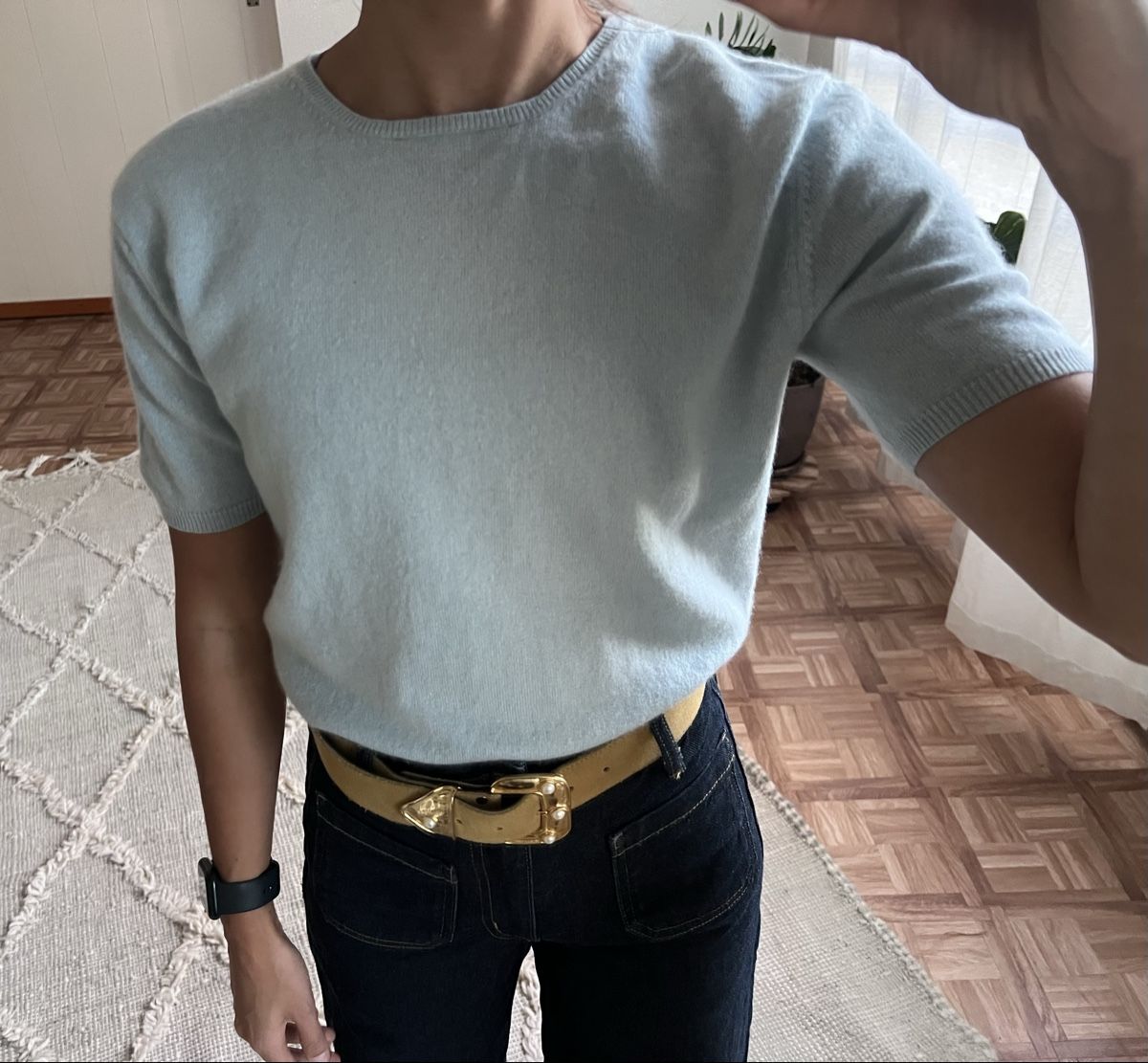 Pulls & Sweat-shirts: Katag Cashmere Pullover| Gr. 42 | kurzarm| hellblau – D'occasion à Hinterkappelen par _G-G_ 1