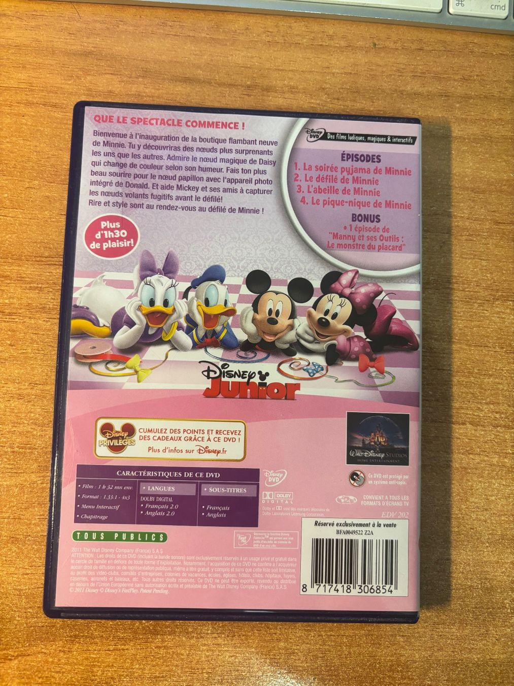 Tutti i DVDs: DVD Le Défilé de Minnie – Usato da Fétigny venduto da deltafire3 1