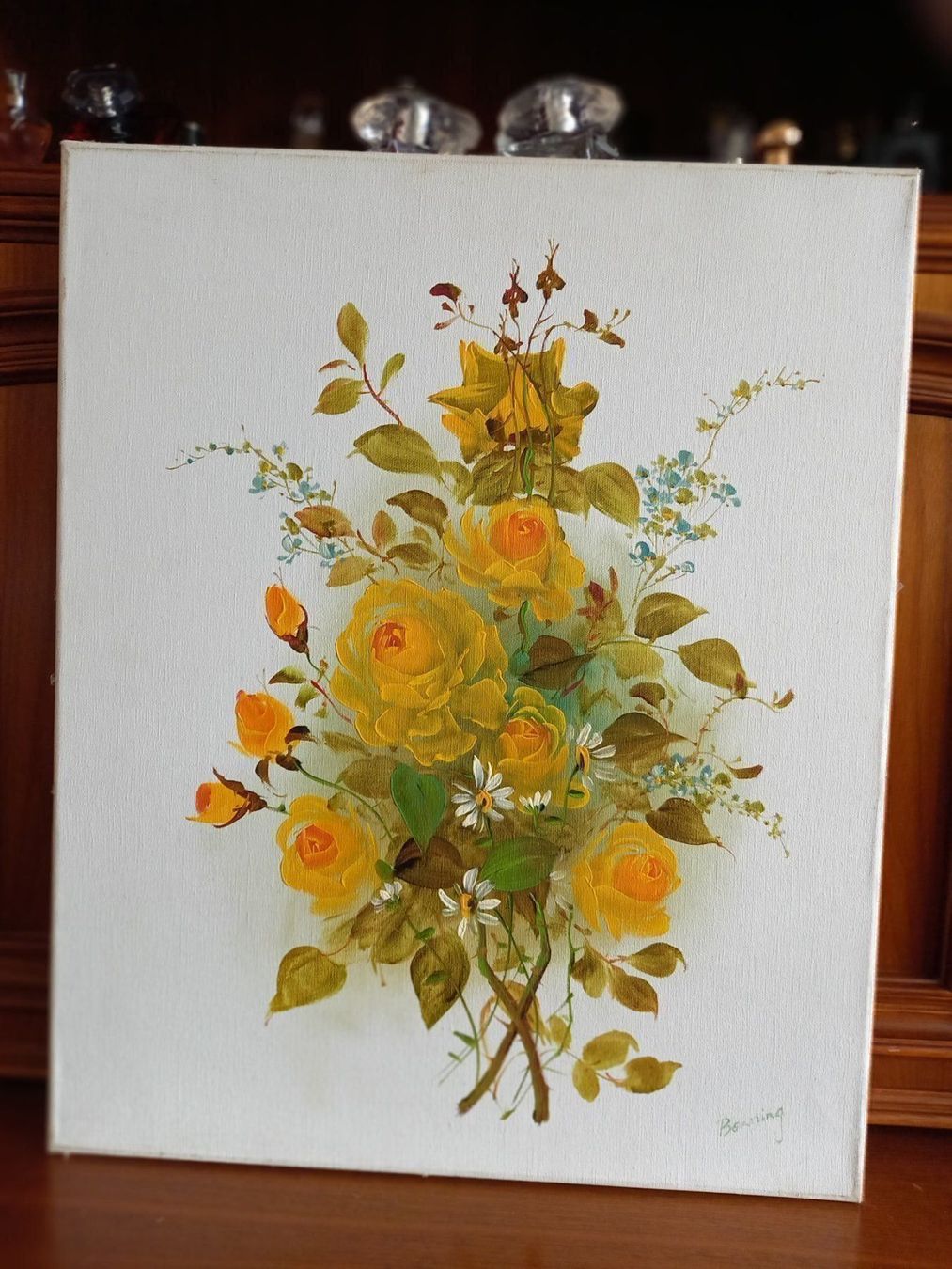 Tableaux: Gelbe Rosen. – Neuf avec emballage d'origine à Bern par sch_qry5