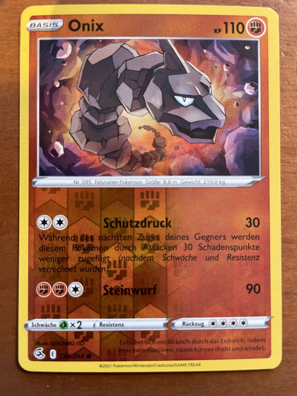 Pokémon Sammelbilder & Trading cards: Pokemon Onix Reverse (Versand gratis) – Neu (gemäss Beschreibung) aus Chur von Angerson